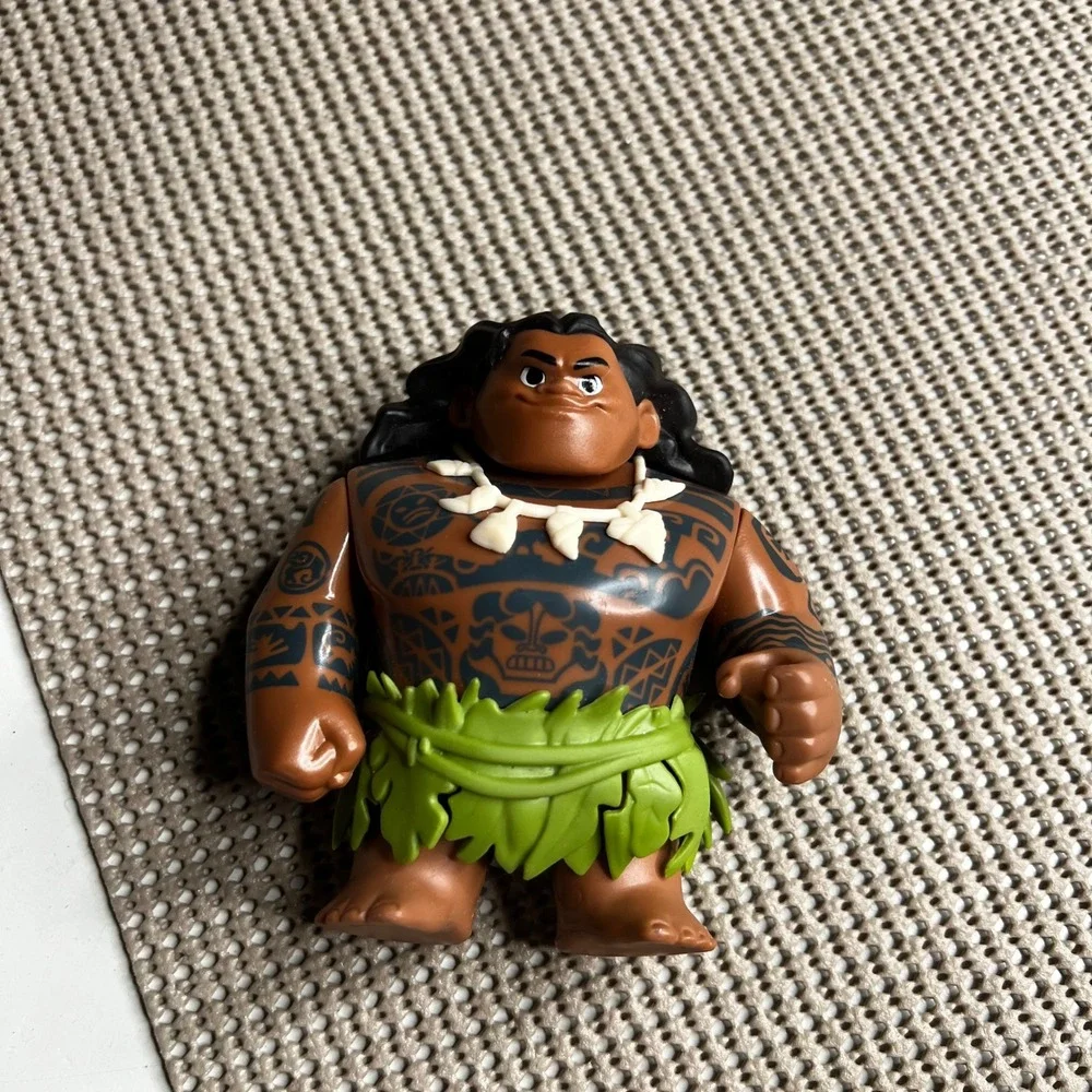 Disney Moana Maui Action Figure 4 Inch Demigod Tattooed Toy Collectible